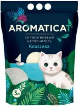 AromatiCat / Наполнитель Ароматикэт для кошачьего туалета Силикагелевый Классика