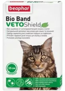 Beaphar Bio Band VetoShield / Био Ошейник Беафар от Эктопаразитов (4 мес) для кошек и Котят с 2 месяцев