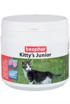Beaphar Kitty's Junior +Biotine / Кормовая добавка Беафар для Котят Витаминированное лакомство с Биотином ("сердечки")