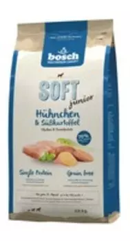 Bosch Soft Junior Chicken &amp; Sweetpotato / Полувлажный Монопротеиновый Беззерновой корм Бош для Щенков Курица Батат