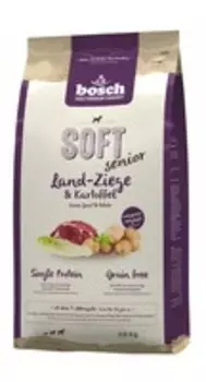 Bosch Soft Senior Farm Goat &amp; Potato / Полувлажный Монопротеиновый Беззерновой корм Бош для Пожилых собак Козлятина Картофель