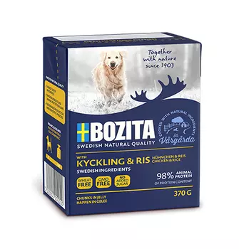 Bozita Naturals Chicken &amp; Rice / Консервы Бозита Натуралс для собак кусочки в желе Курица и рис (цена за упаковку)