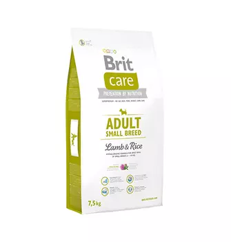 Brit Care Adult Small Breed / Сухой корм Брит для взрослых собак Мелких пород Ягненок Рис