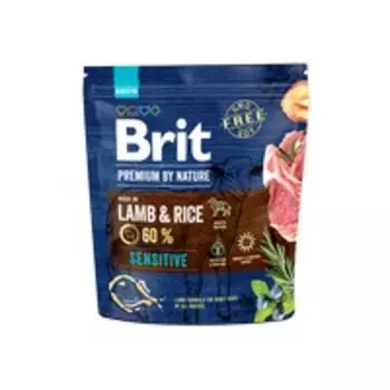 Brit Premium by Nature Sensitive Lamb &amp; Rice / Сухой корм Брит Премиум для взрослых собак с Чувствительным пищеварением Ягненок рис