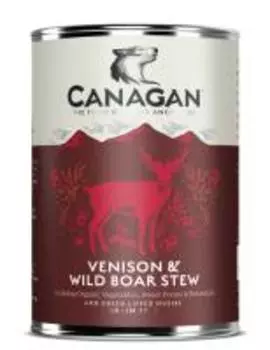 Canagan Venison &amp; Wild Boar Stew / Полнорационные Беззерновые консервы Канаган для собак Рагу из Оленины и дикого кабана (цена за упаковку)
