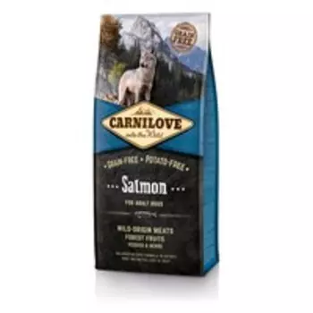 Carnilove Adult Salmon / Сухой корм Карнилав Беззерновой для взрослых собак всех пород Лосось