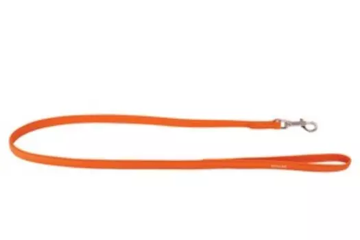 CoLLaR Glamour / Поводок Колар Кожаный Двойной Прошитый без украшений 122см х 25мм