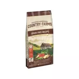 Country Farms Dog Adult Grain free recipe Beef / Сухой Беззерновой полнорационный корм Кантри Фармз для взрослых собак с высоким содержанием Говядины