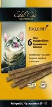 Edel Cat Жевательные Колбаски для кошек Курица, Индейка, Дрожжи