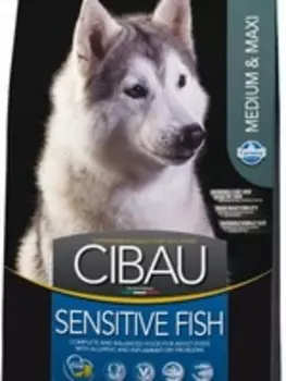 Farmina Cibau Sensitive Medium & Maxi Fish / Сухой корм Фармина для собак Средних и Крупных пород Низкоаллергенный Рыба