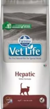 Farmina Vet Life Hepatic / Лечебный корм Фармина для кошек при хронической Печеночной недостаточности