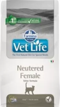 Farmina Vet Life Neutered Female / Лечебный корм Фармина для Стерилизованных кошек