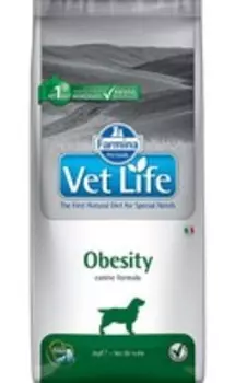 Farmina Vet Life Obesity / Лечебный корм Фармина для собак при Ожирении, подходит для питания Стерилизованных животных