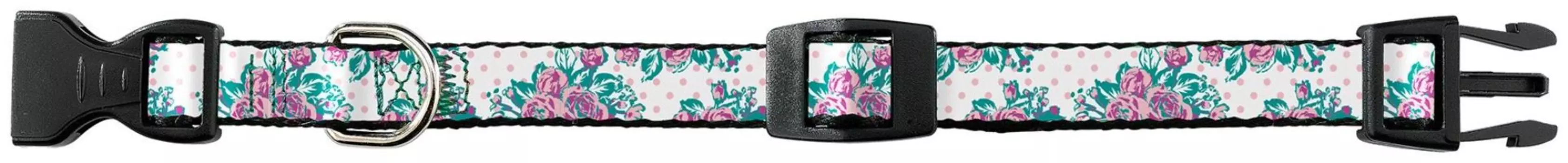 ferplast Ошейник FANTASIA C15/32 нейлон с принтом с пластиковым креплением