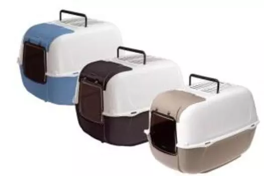 ferplast PRIMA CABRIO / Туалет Ферпласт для кошек Закрытый с Угольным фильтром