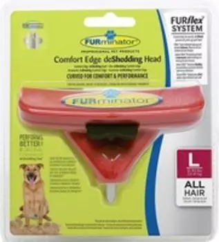 FURminator FURflex Comfort Edge deShedding Head Large Dog / Насадка Фурминатор Фурфлекс против Линьки для Больших собак