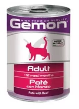Gemon Pate Beef / Консервы Джимон для кошек Паштет Говядина (цена за упаковку)