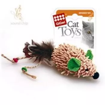 GiGwi Cat Toys / Игрушка Гигви для кошек Мышка со звуковым чипом