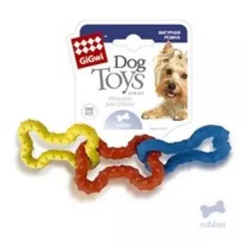 GiGwi Dog Toys / Игрушка Гигви для собак 3 резиновых косточки