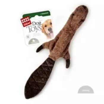 GiGwi Dog Toys / Игрушка Гигви для собак Шкурка бобра с пищалкой Без набивки