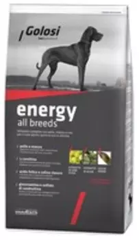 Golosi Energy All breeds / Сухой корм Голоси для собак всех пород Курица Говядина рис