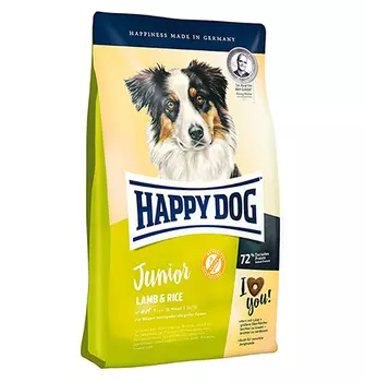 Happy Dog Junior Lamm &amp; Reis / Сухой корм Хэппи Дог для Юниоров в возрасте с 7 по 18 месяц Ягненок с Рисом
