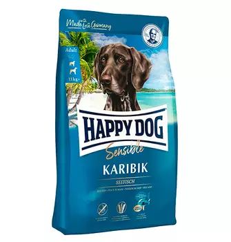 Happy Dog Supreme Sensible Karibik Seefisch &amp; Kartoffel / Сухой корм Хэппи Дог Чувствительное пищеварение Карибик (Морская рыба с картофелем)