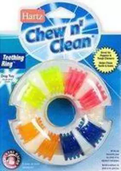 Hartz Chewn Clean Teethingring Toy / Игрушка Хартц для собак "Кольцо для очищения зубов и массажа десен" со вкусом бекона