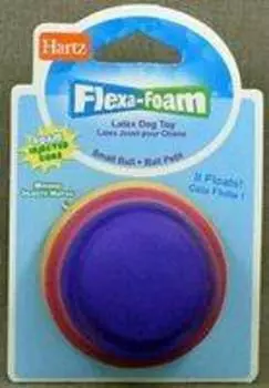 Hartz Dura Play Ball Toy / Игрушка Хартц для собак "Мяч рельефный" Латекс с наполнителем, запах бекона