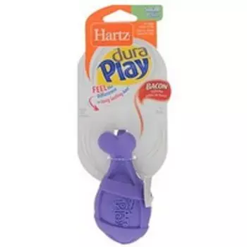 Hartz Dura Play Rocket Toy / Игрушка Хартц для собак "Ракета рифлёная" Латекс с наполнителем, запах бекона