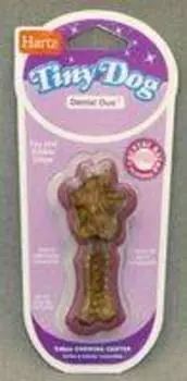 Hartz Tiny Dental Duo Bacon Flavored Toy / Игрушка Хартц для собак "Косточка для очищения зубов с Лакомством" маленькая