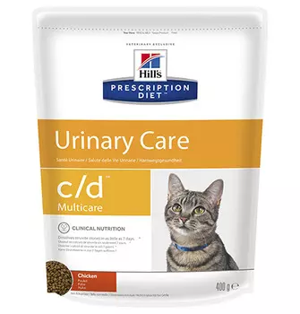 Hills Prescription Diet c\d Multicare Urinary Care / Лечебный корм Хиллс для кошек при МКБ Курица
