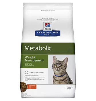 Hills Prescription Diet Metabolic Weight Management / Лечебный корм Хиллс для кошек Коррекция веса Курица