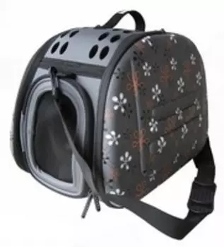 Ibiyaya / Складная Сумка-переноска Ибияя для собак и кошек весом до 6 кг Дизайн "в цветочек"