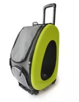 Ibiyaya / Складная Сумка-тележка 3в1 Ибияя для собак весом до 8 кг Многофункциональная (сумка, рюкзак, тележка)