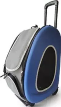 Ibiyaya / Складная Сумка-тележка 3в1 Ибияя для собак весом до 8 кг Многофункциональная (сумка, рюкзак, тележка)