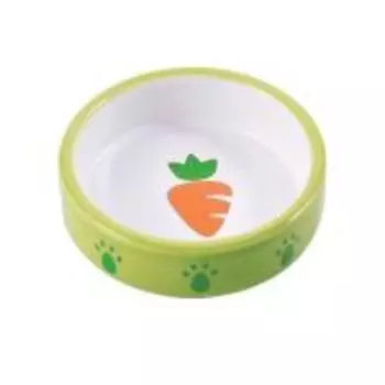 Mr.Kranch / Миска керамическая для грызунов с Морковью 70 мл