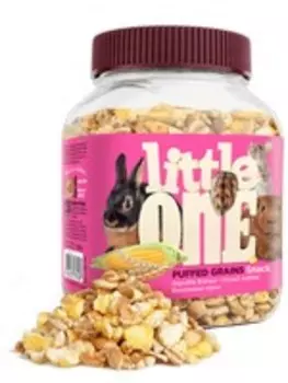 Little One Snack Puffed / Лакомство Литтл Уан для грызунов Воздушные зерна Смесь зерен Кукурузы, Пшеницы, Ячменя