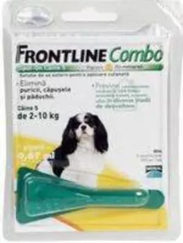 Merial Фронтлайн Комбо для собак 2-10 кг S пипетка 0,67 мл