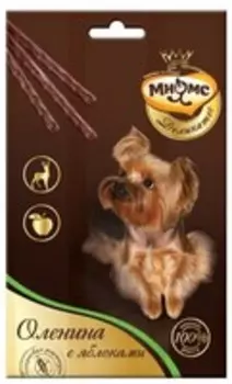 Мнямс Деликатес Лакомство для собак Оленина с яблоками