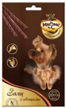 Мнямс Деликатес Лакомство для собак Заяц с овощами