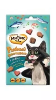 Мнямс Лакомство для кошек Рыбный фестиваль Микс (Лосось, Креветки, Форель)