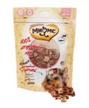 Мнямс Лакомство для собак Кубики из мяса Ягненка с треской