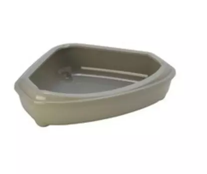 Moderna Corner Tray / Туалет-лоток Модерна Угловой 55x45x13h см