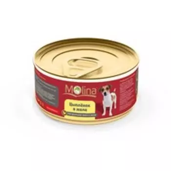 Molina / Консервы Молина для собак Цыпленок в желе (цена за упаковку)