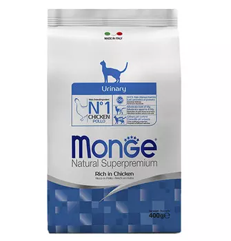 Monge Cat Urinary / Лечебный корм Монж Уринари для кошек Профилактика МКБ