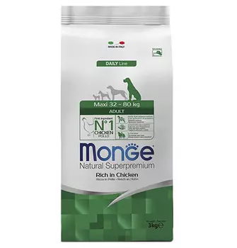 Monge Dog Adult Maxi / Сухой корм Монж для взрослых собак Крупных пород