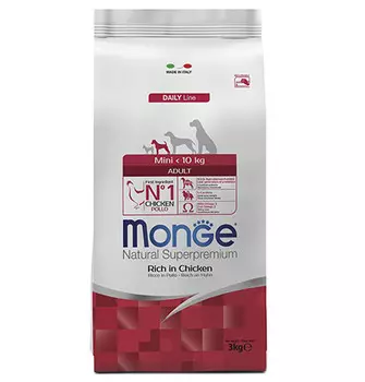 Monge Dog Adult Mini / Сухой корм Монж для взрослых собак Мелких пород