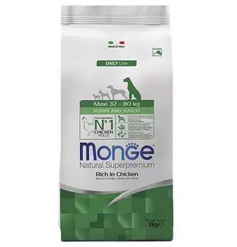 Monge Dog Puppy Maxi / Сухой корм Монж для Щенков Крупных пород