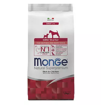 Monge Dog Starter Mini / Сухой корм Монж для Новорожденных Щенков Мелких пород